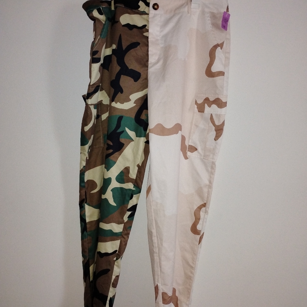 Camouflage Multi-Pocket Pants